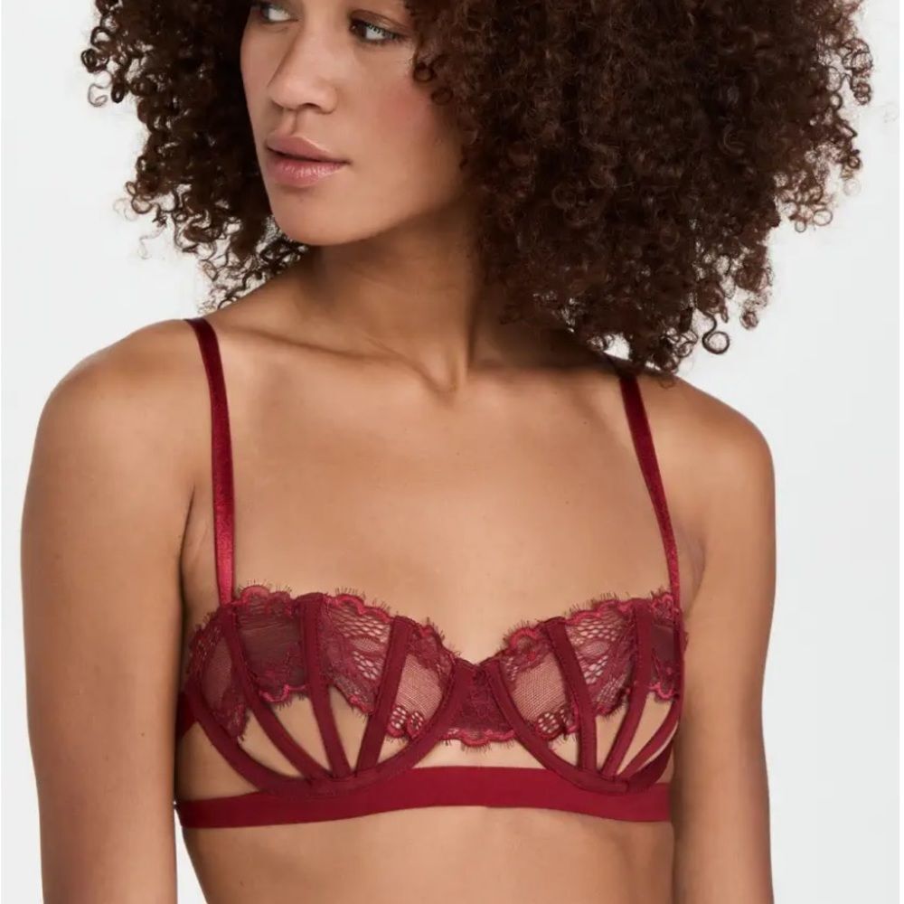 Thistle and Spire Sydney Bra in Ruby Red